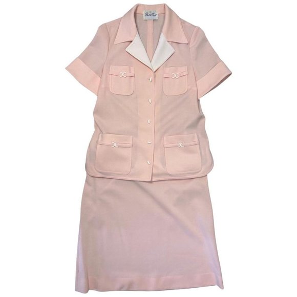 🌷60s VINTAGE SKIRT SET🌷 - Picture 1 of 4